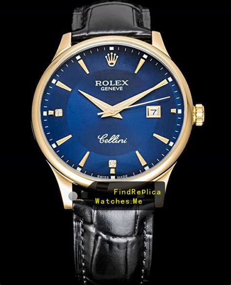 replica blue face rolex|rolex transparent blue.